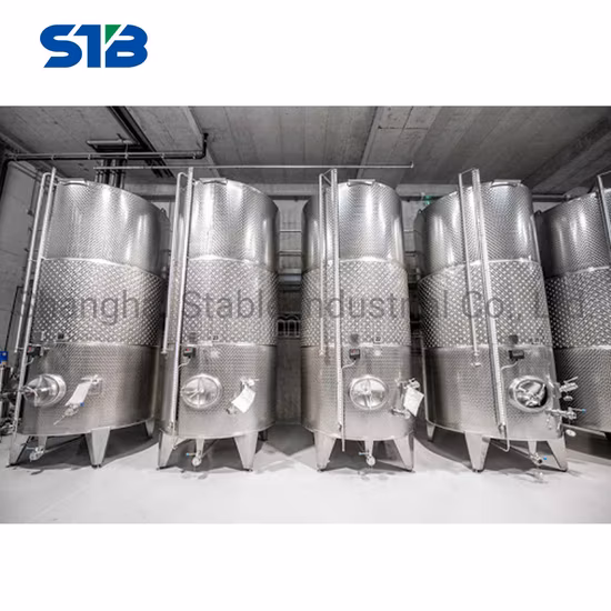 Stainless Steel Storage Vessels for Dairy/Beverage/Sauce Process